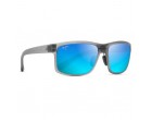 Sunglasses - Maui Jim POKOWAI ARCH Matte Grey Blue Hawaii Γυαλιά Ηλίου